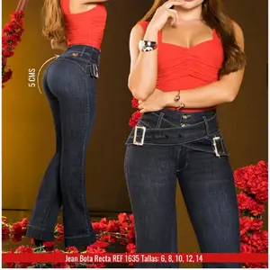 REF: 1635 L&L Jeans Colombiano Menswear Man Jeans Bota Recta.