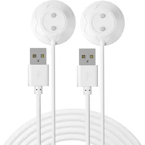 Rose Charger -  Charger Replacement - Fast  USB  Standing Dock Station for Rose Only (White, 2PACK)