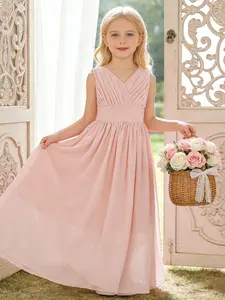 Girls' evening dress for violin piano orchestral concert host recitation competition