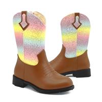 Sequins Rainbow Brown