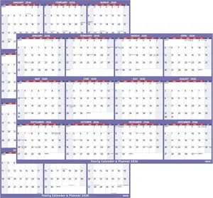 2026 Dry Erase Calendar – Large Yearly Wall calendar 2026, 38.2'' x 25.2'', 2-Side Reversible Calendar 2026, Vertical/Horizontal, Jan 2026 – Dec 2026, 2026 Wall Calendar with Notes, Stickers - Purple