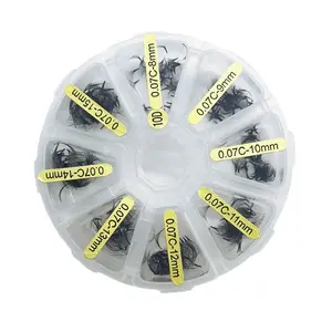 Pre-Made Fan Lash Extensions 10D 0.07mm C Curl, 1000pcs Bulk Russian Lashes, Mixed Lengths 8-15mm, Easy Application, Handmade