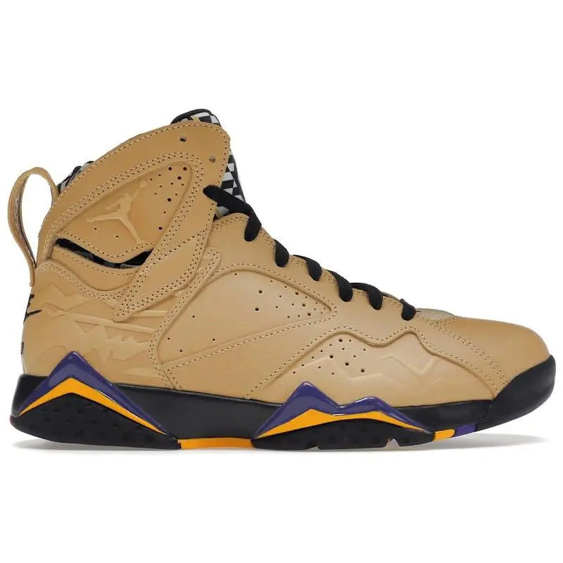 Jordan 7 Retro SE Vachetta Tan – Men's Lifestyle Sneakers, Retro Basketball-Inspired Footwear, Vachetta Tan Colorway, Mid-Top Design, Cushioned Everyday Shoes, Lace-Up Closure, Durable Rubber Outsole, Classic Jordan Style for Casual and Streetwear Looks
