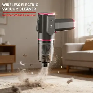 【Super Electric】- Handheld Cleaner, 2-in-1 Suction & Blowing, with 4 Replacement Accessories, Multifunctional Household Cleaner for Kitchen & Car, Cordless Powerful Vacuum, Mattress Stick Surface Portable Fabric Machine home cleaning tool duster
