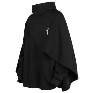 Fashion Cape Hoodie Men's  HoodieGray Dark Turtleneck Sweatshirt Unisex Clothes Menswear Long Sleeve streetwear vacation outfits vintage clothing hoodies men sadboiz Gamis Fabric Polyester Tops Cotton Beige Black Plain