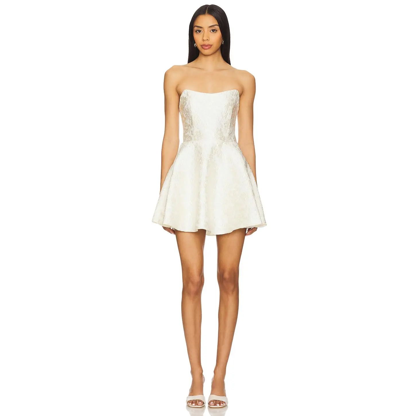 ELLIATT Galadirel Strapless Mini Dress in Ivory - TikTok Shop