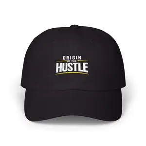 Origin of the Hustle Embroidered Baseball Hat