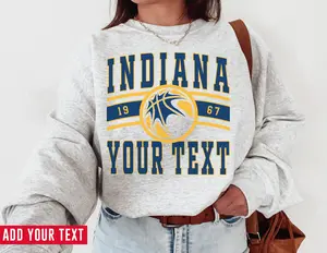 Indiana Pacer Vintage Indiana Pacer Sweatshirt T-shirt Pacers Sweater Pacers T-shirt Vintage Basketball Fan Retro Indiana Basketball
