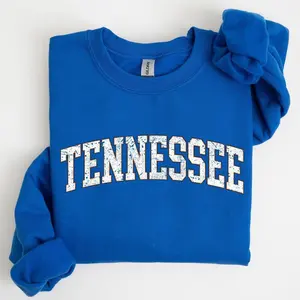 Tennessee, Football, Sports, Game Day, Big Game, Touchdown, Tailgate Party, University, College, State Sweatshirt, Women's Crew Neck, Crewneck