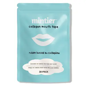 Mintier Hypoallergenic Collagen Mouth Tape for Sleeping + Promotes Nasal Breathing for Better Sleep, Reduce Snoring, Better Oral Health and Facial Optimization. Mouth Taping at night has many benefits