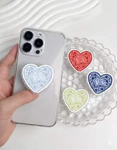 Call Me Ghost MagSafe Phone Grip: Spooky Pink Heart Magnetic Kindle Grip, Funny Halloween Phone Holder, Phone Accessories For Horror Lovers