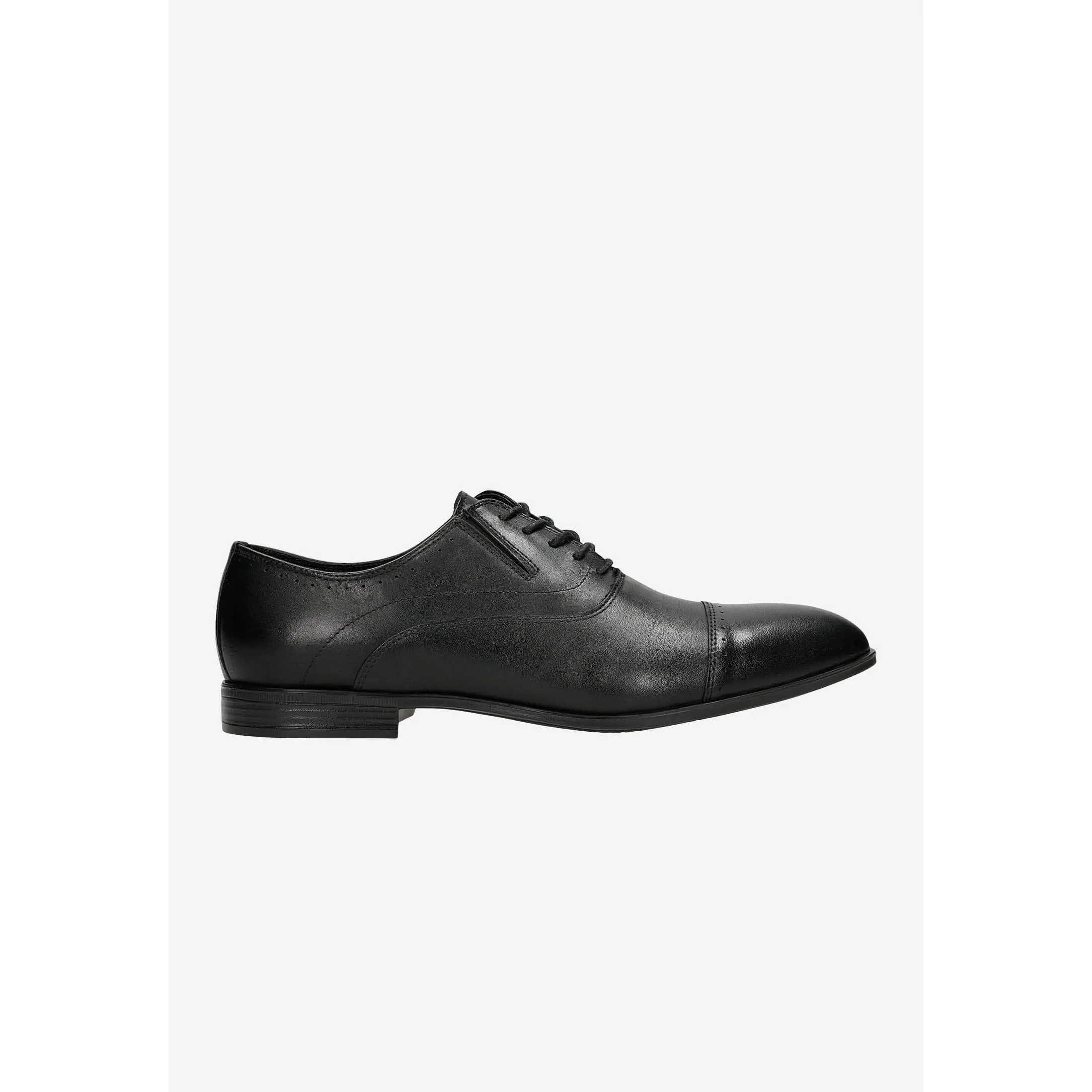 Wojas Black Elegant Dress Shoes Quarter Brogue | 10165-51