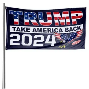 Trump 2024 Flag Take America Back Eagle Vote Donald Trump Flags For Sale - New Hot