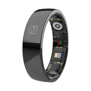 A fashionable NFC smart ring - featuring NFC access control, heart rate monitoring, waterproof function, health monitoring and sleep tracking capabilities.