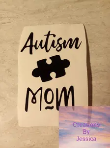 Autism mom Car decal