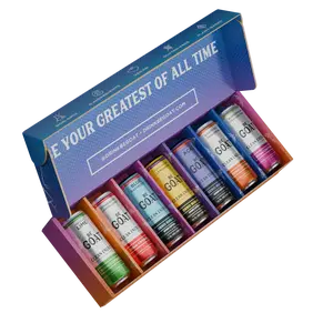 BE GOAT Clean Energy Drinks Sample Box - Discover the Full Spectrum of Flavors, Enjoy Clean Energy