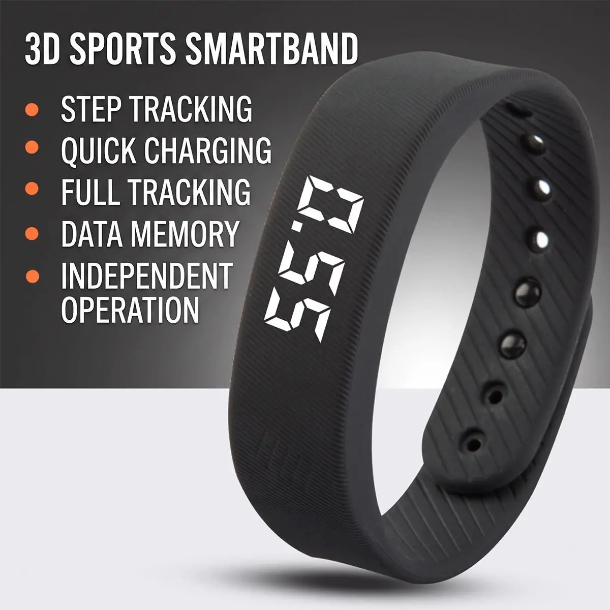 2026 New Multifunctional Simple Fashion Unisex Electronic Watch with Alarm, Pedometer, Timer, Night Light, Non-irritating Wearable Fashion Sports Multifunctional Wristwatch Holiday Gift Suitable for Any Scene - Includes a Wrist Strap