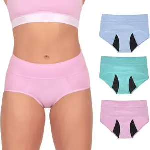 Body Absorbent Panties for Women and Teens - All-Day Long Overnight Protection - Leakproof & Comfortable - Rayon from Bamboo - FSA/HSA Eligible - PFAS-Free - Reusable - Ideal for Periods, Postpartum, and Bladder Leakage - Womenswear, Light