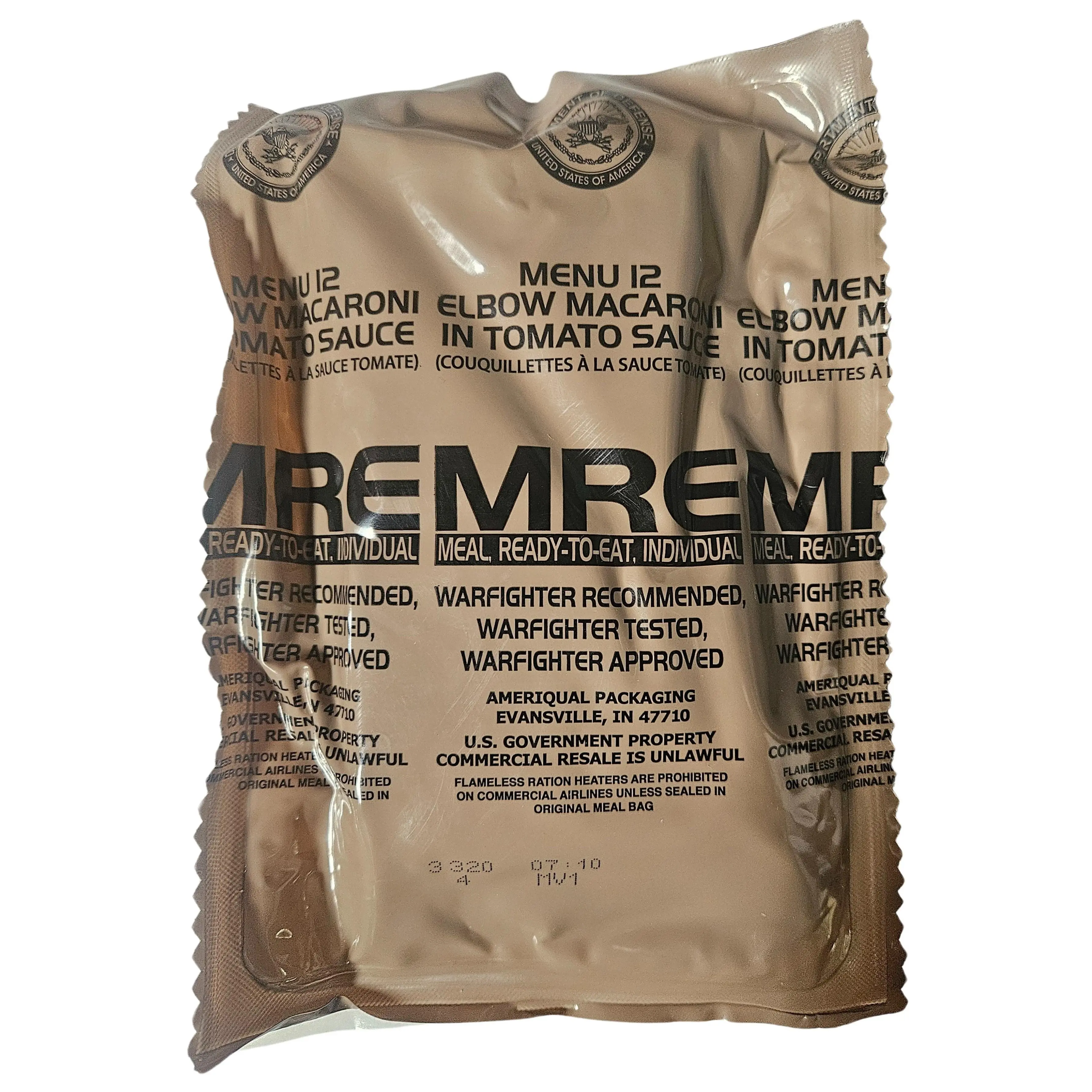 MRE - Macaroni in Tomato Sauce