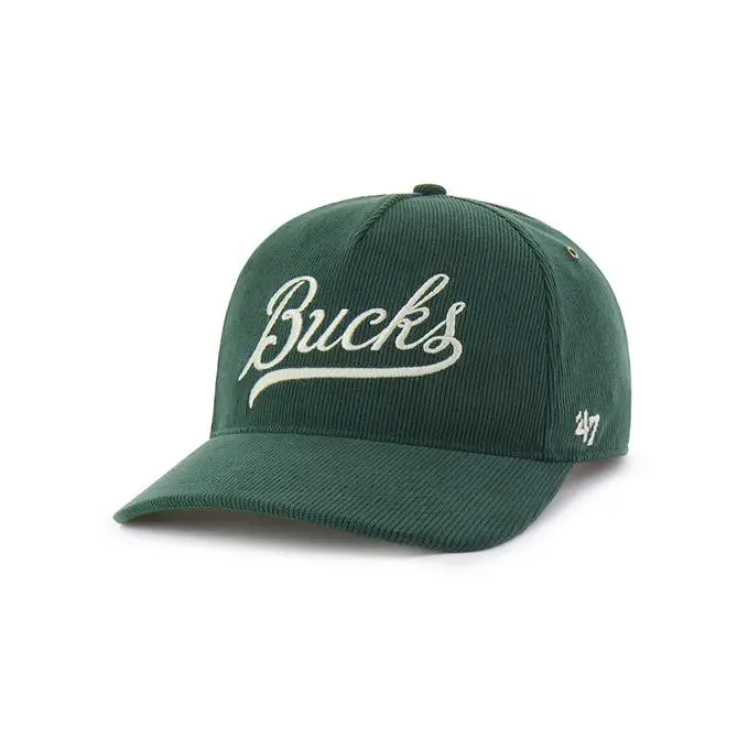 '47 Brand Golden Age Corduroy Hitch Milwaukee Bucks Snapback Hat
