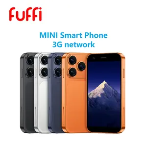 FUFFI Fashionable Mini Smartphone - 3-Inch HD Screen, 2GB RAM + 16GB Storage - Quad-Core Processor, 3G Network, Dual SIM Dual Standby - 900mAh Battery, Android Phone (Smaller Than a Card)