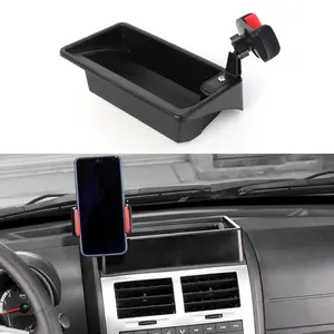 For 2007-2012 Dodge Nitro Console Dashboard Storage Box Tray Phone Holder Bracket