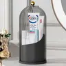 summerwins Combined Firm 360-Degree Rotating Toothbrush Holder with Lid - 1-Piece Polyester Home Goods, Bathroom Supply, Household Item for Vanity Countertop