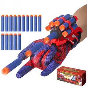 	 AIUAZA Shooting Toys, Children's Role-Playing launchers with Gloves, Wrist Firing Toy, Foam Blasters,Children's Dress up Toys for 6+Years Old