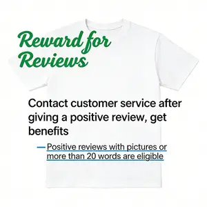 Men's T-shirt   Share photos and leave a positive review of over 20 words, then contact customer service to claim your prize.