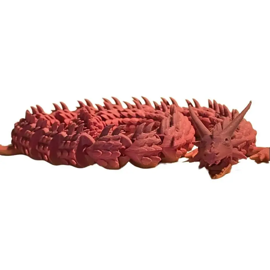 3D Printed Articulated Dragon - 1 ft Long