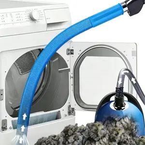 1 Piece Dryer Vent Cleaner Hose Only, Universal Vacuum Attachment for Dryer Lint Removal, Flexible Deep Cleaning Hose, Prevents Fire Hazards for Home Laundry