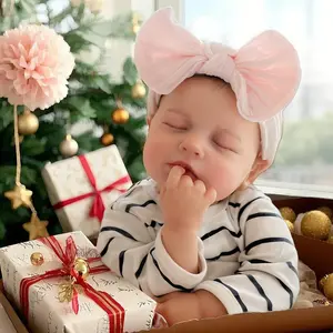 Reborn Baby Doll, Realistic Newborn Baby Doll, 18 Inch Lifelike Newborn Male Baby Doll Weighted Doll Boy with Feeding Toy Accessory Set, Great Gift Set for Grandma Kids 3+,Birthday Gift, Christmas Gift, TikToKShopBlackFriday
