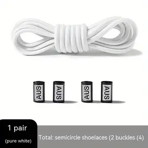 Cobbler's Closet - Enhance Your Shoes with Elastic No-Tie Laces: 100CM of Effortless, Durable Style & Comfort Footwear Shoelace laces