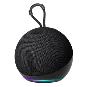 Mini Wireless Bluetooth Speaker Spherical Smart Bluetooth Speaker Rgb Multi-Color Usb For Outdoor Home Small Speaker Alexa with Deep Sound Stereo Microphone usb-powered desktop multifunctional