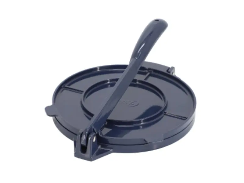 Oster 143730.01 8 in. Ravello Cast Aluminum Round Tortilla Press, Blue