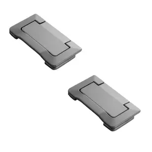 2 Pocket Door Drawer Handles, Embedded Hidden Pull Ring Knob Design, Modern Minimalist Luxury Style, Suitable for Cabinets, Wardrobes, Drawers