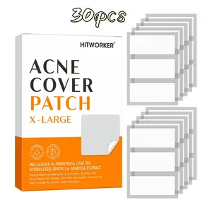 30 Pcs Large Hydrocolloid Pimple Patches, Gentle Skin-Friendly, Waterproof & Breathable, Suitable for All Skin Types, Facial & Body Repair