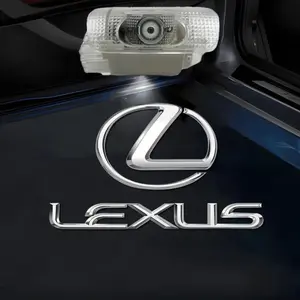 2Pcs for Lexus Car Door Lights Logo Projector Never Fade HD LED Door Welcome Projector Lights Compatible with LS/ES/IS/LX/RX/GS/GX/RC Car Accessories,3D Ghost Shadow Lamp