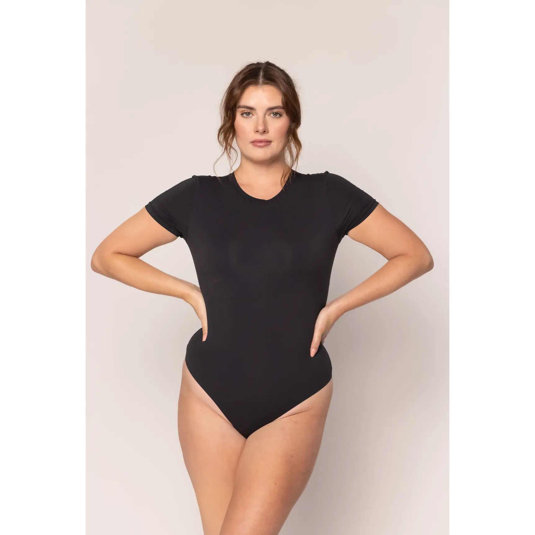 Short Sleeves Bodysuit Womenswear, Soft, Compression