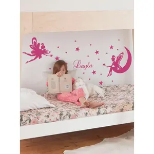 Fairy Wall Decal with Personalized Name