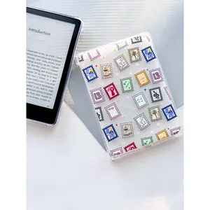 T.S. Stamps Kindle device Case - Original Design for Kindle - Compatible with T.S. Books - Ideal for Book Lovers