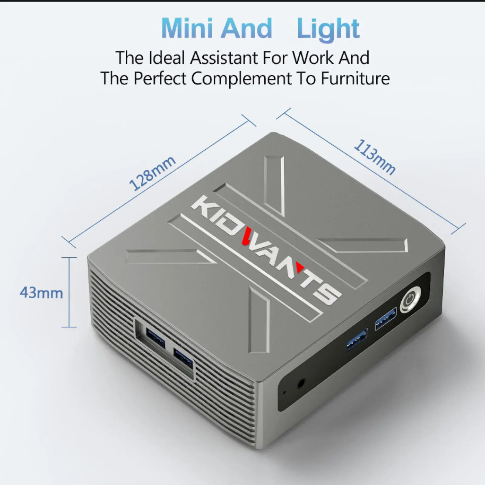KG1 Mini PC Intel N4000(up to 2.6GHz),8GB LPDDR4 128GB eMMC