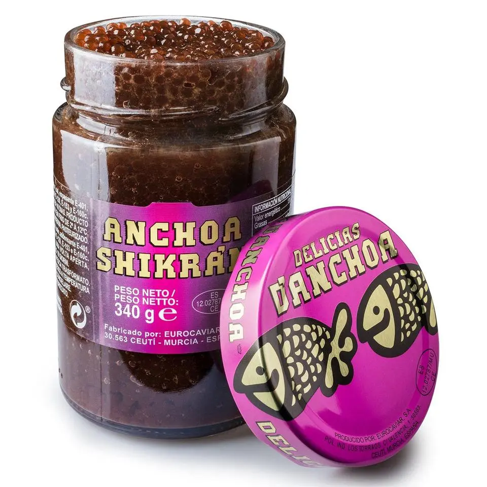 Eurocaviar - Shikran - Anchovies Caviar Pearls 11.99 oz [340 g] [Premium Caviar Alternative]