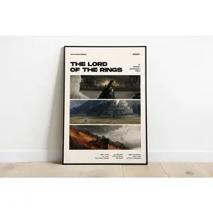 The lord of the rings Movie Poster, Modern Movie Poster Print, The lord of the rings Poster Wall Decor, Peter Jackson