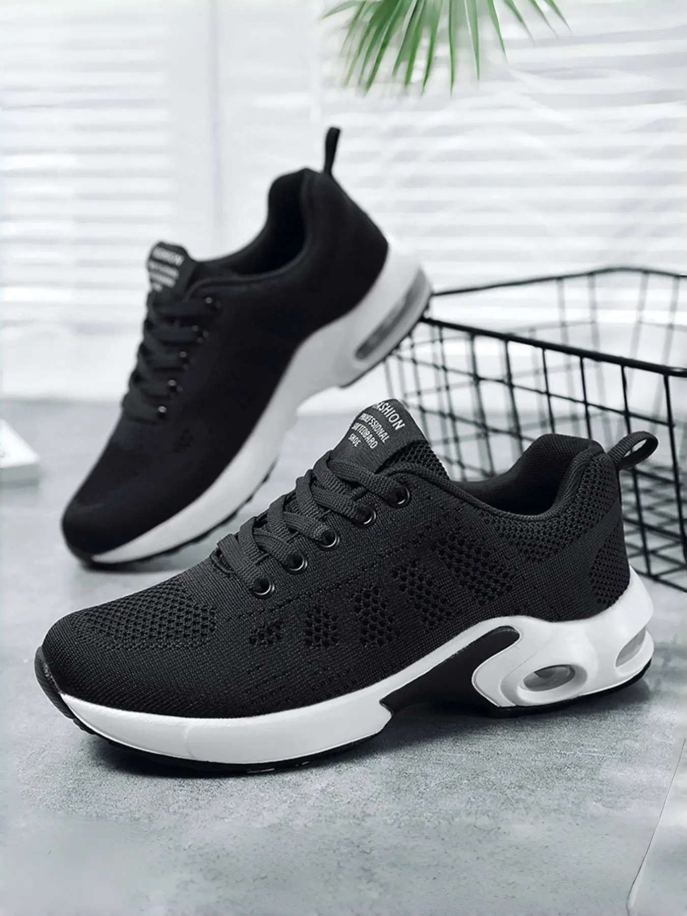 Women's Casual Breathable Air Cushion Athletic Walking Shoes, Lightweight Comfortable Sports Sneakers for All Seasons, Flexible Shoe, Daily Wear Shoes, Versatile Walking Shoes, Textile Upper Material, Walking Everyday Shoe