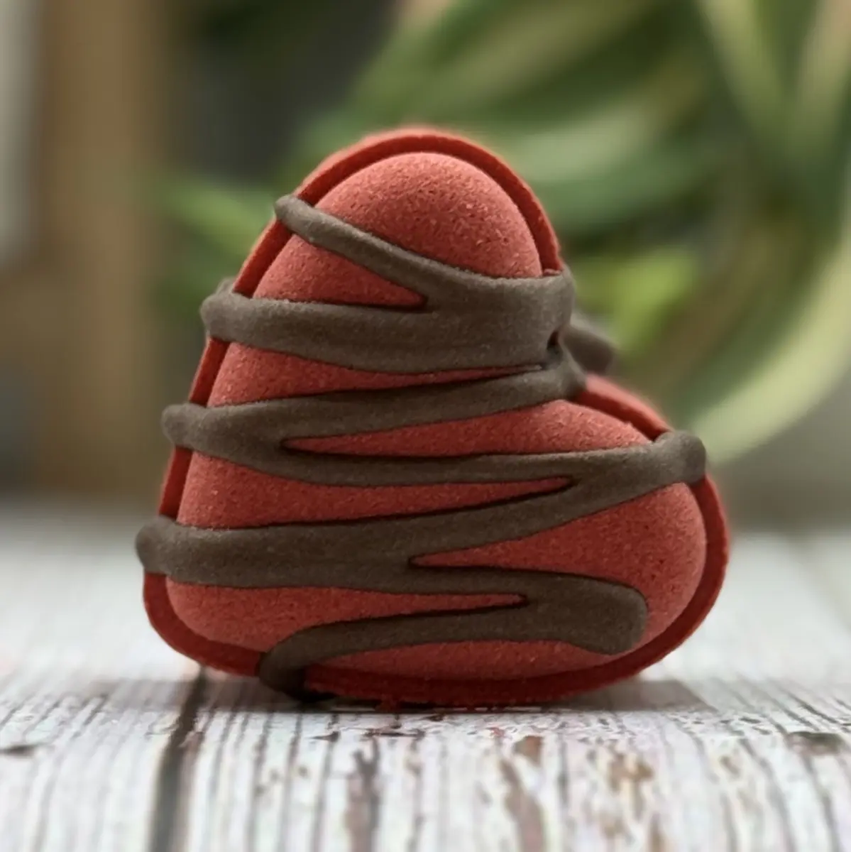 Chocolate Covered Cherries Heart Bath Bomb