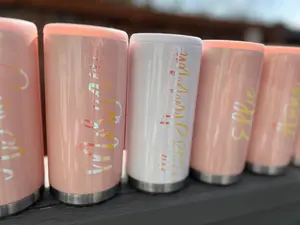 Custom Can Tumbler, Can Cooler, Personalized Gift, Bridesmaids Gift, Bridal Party, Bachelorette Party, Girls Weekend