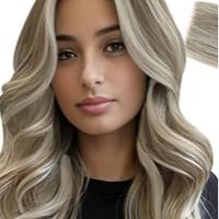 Genius Weft-#8P60 Ash Brown Highlight Blonde