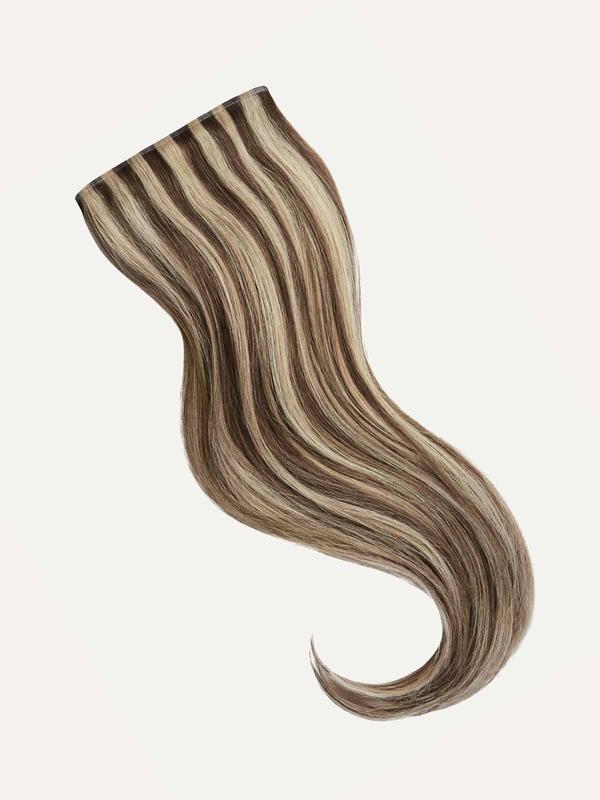 20" Seamless Ash Brown Highlights Clip-Ins (180g)