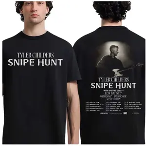 Tyler Childers Snipe Hunt 2026 Tour North America Schedule Dates Two-Sided Shirt, Perfect Gift For Country Music Fans, Featuring Full Tour Dates, Casual Style, Ideal For Concerts and Everyday Wear.